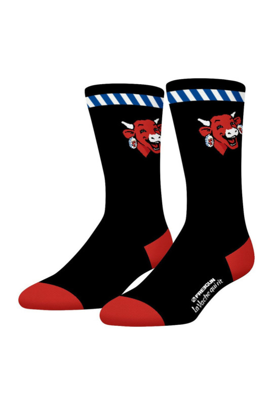 Lot de 4 paires de chaussettes hautes La vache qui rit