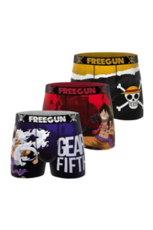 Lot de 3 boxers One Piece Luffy