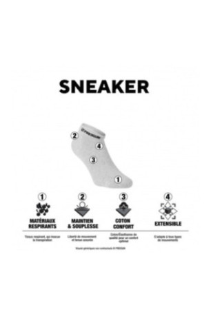 Lot de 6 paires de socquettes