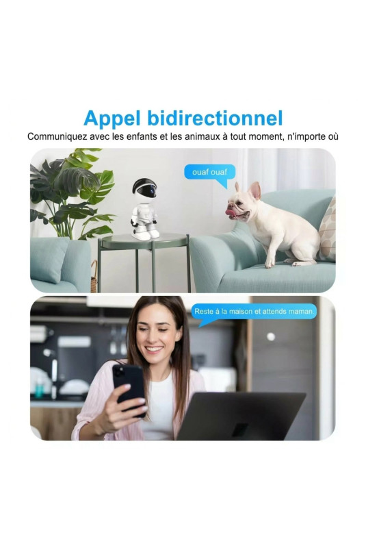 Caméra robot Wi-Fi 3MP I NEED ME ONE