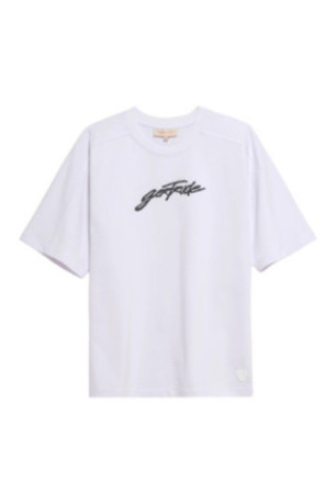 T-shirt André Graff manches courtes blanc