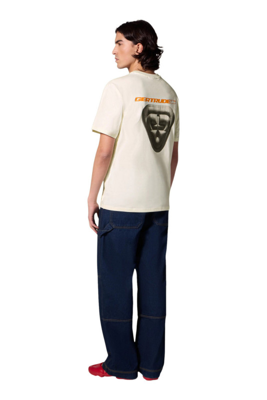 T-shirt Leonce Archive manches courtes Crème