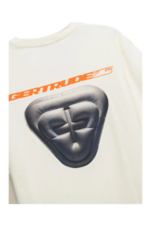 T-shirt Leonce Archive manches courtes Crème
