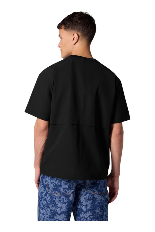 T-shirt Lothar manches courtes noir