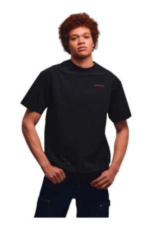 T-shirt Lothar manches courtes noir