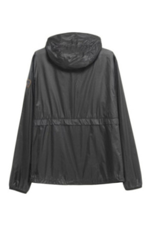 Veste à capuche coupe-vent Milano-light noir