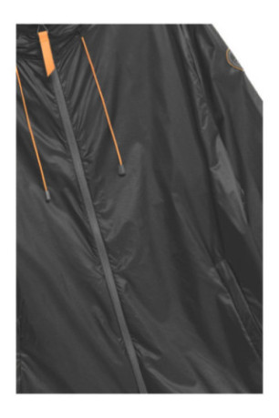 Veste à capuche coupe-vent Milano-light noir