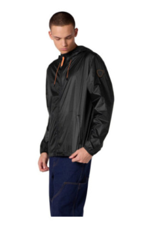 Veste à capuche coupe-vent Milano-light noir