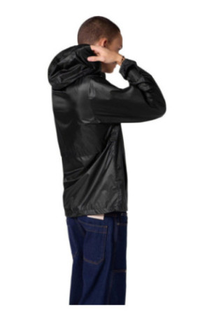 Veste à capuche coupe-vent Milano-light noir