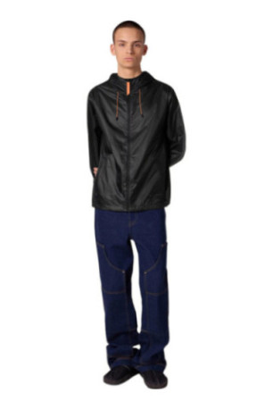 Veste à capuche coupe-vent Milano-light noir