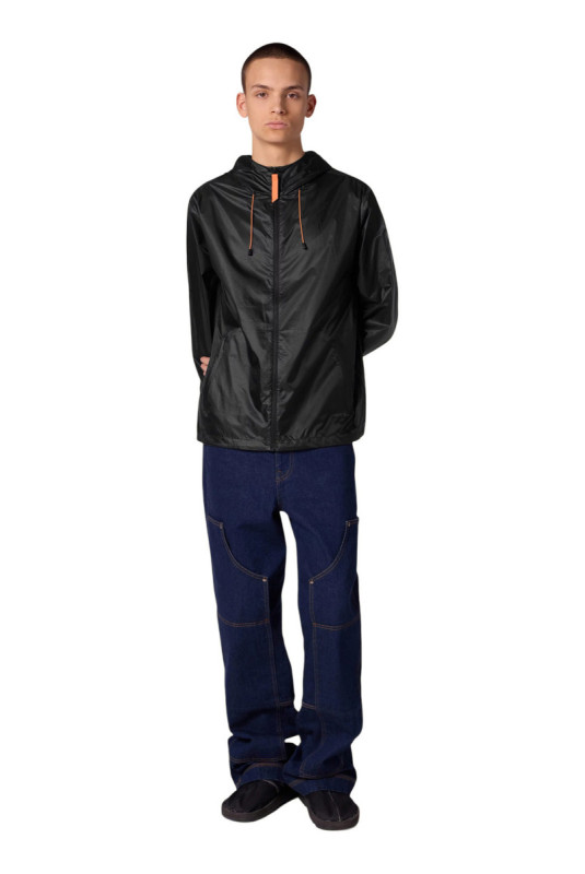 Veste à capuche coupe-vent Milano-light noir