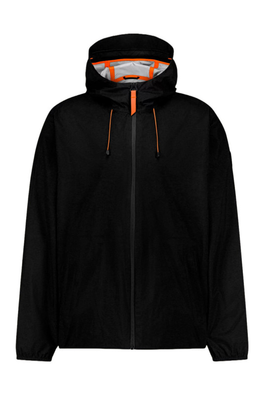 Coupe-vent à capuche Milano Noir