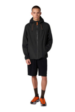 Coupe-vent à capuche Milano Noir