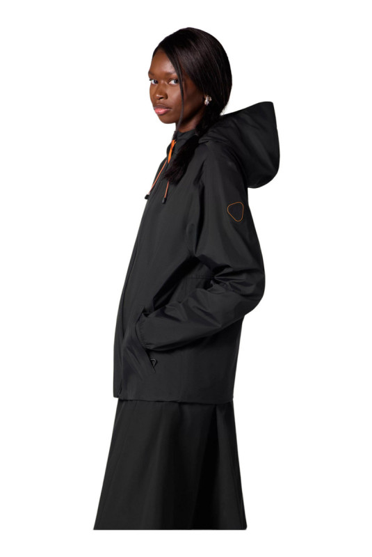 Coupe-vent à capuche Milano Noir