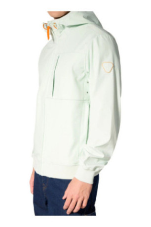 Veste à capuche technique déperlante Ronaldo turquoise