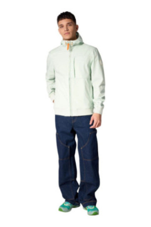 Veste à capuche technique déperlante Ronaldo turquoise