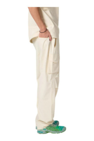 Pantalon cargo Tamano crème