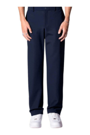 Pantalon coupe droite Roger bleu marine