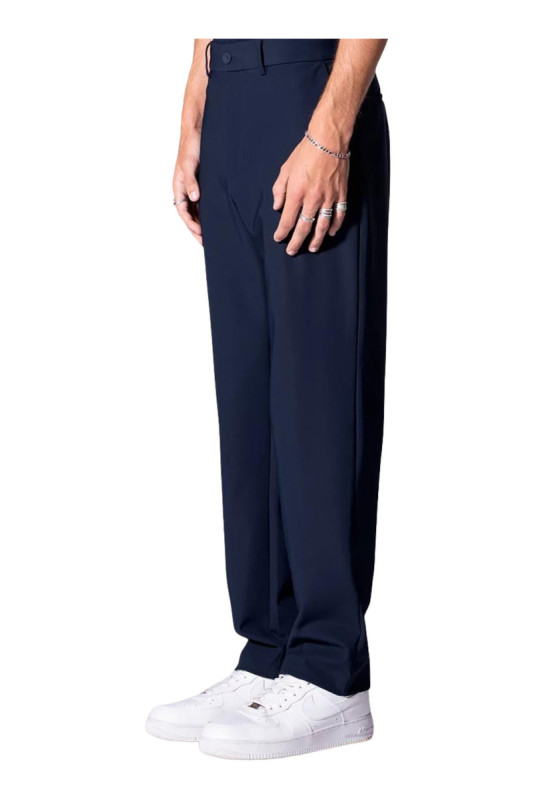 Pantalon coupe droite Roger bleu marine