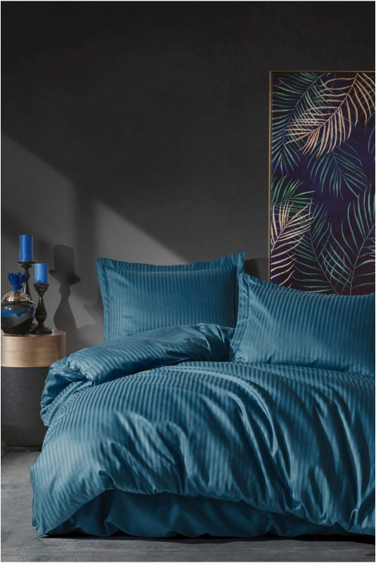 Ensemble de housse de couette en satin - 240x220cm