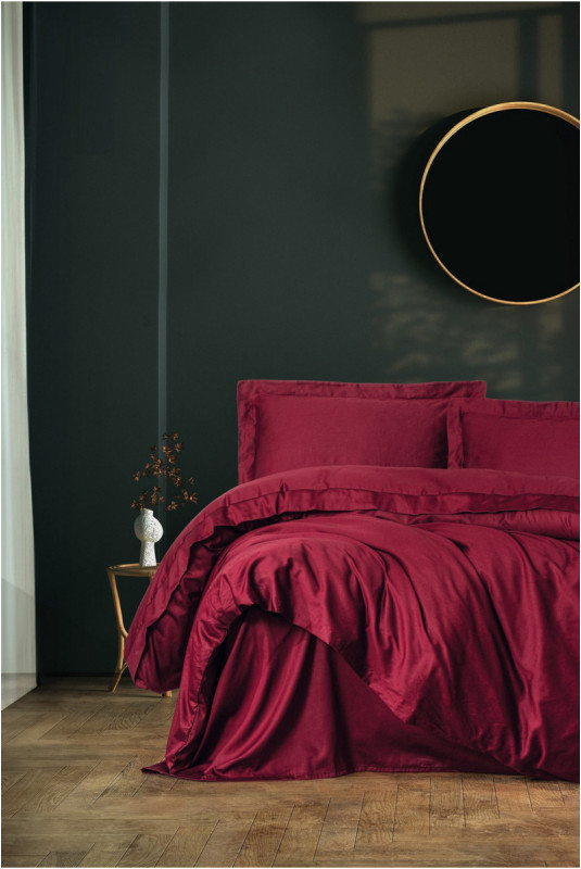 Ensemble de housse de couette en satin - 260x220cm