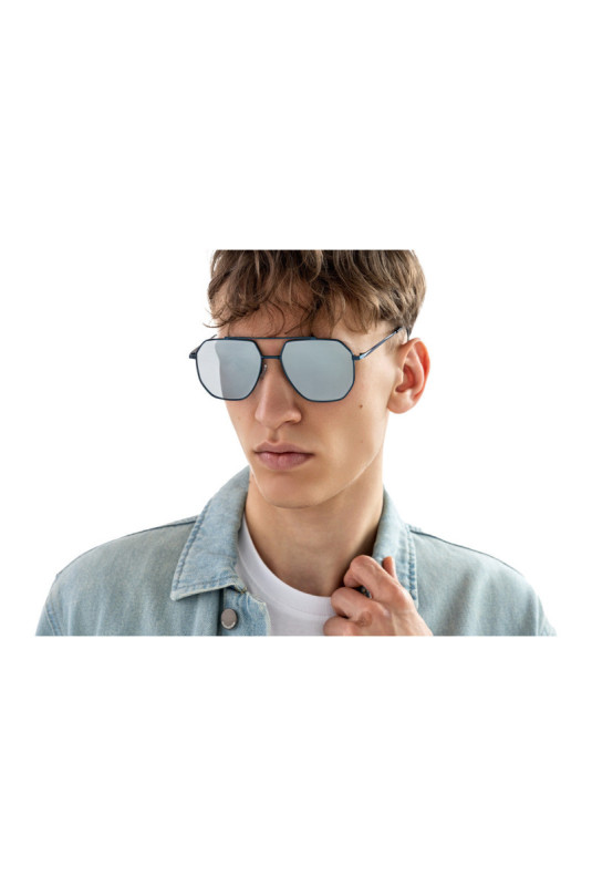 Lunettes de soleil - Grey mirrored/Blue/Blue