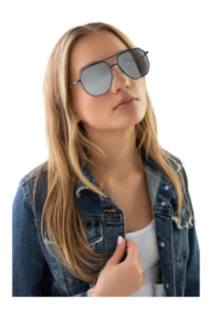 Lunettes de soleil - Grey mirrored/Blue/Blue