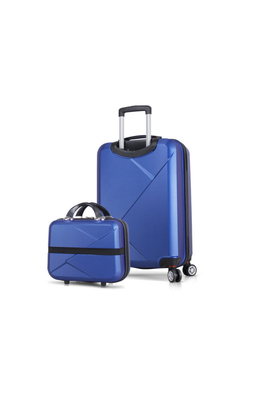 Ensemble de valises (2 pièces) - Bleu