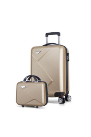 Ensemble de valises (2 pièces) - Or