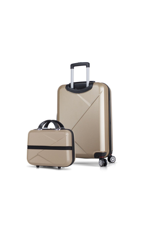 Ensemble de valises (2 pièces) - Or