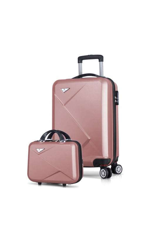 Ensemble de valises (2 pièces) - Or rose