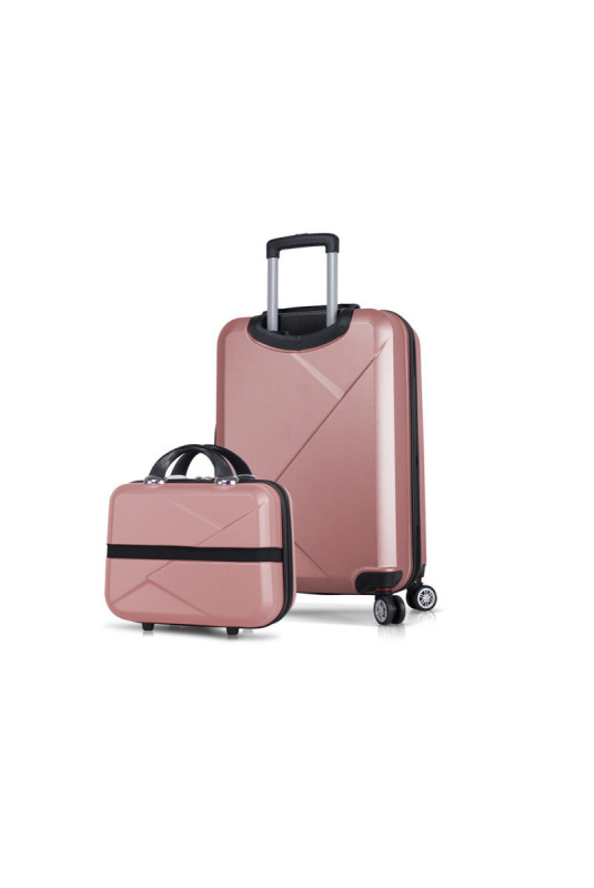 Ensemble de valises (2 pièces) - Or rose