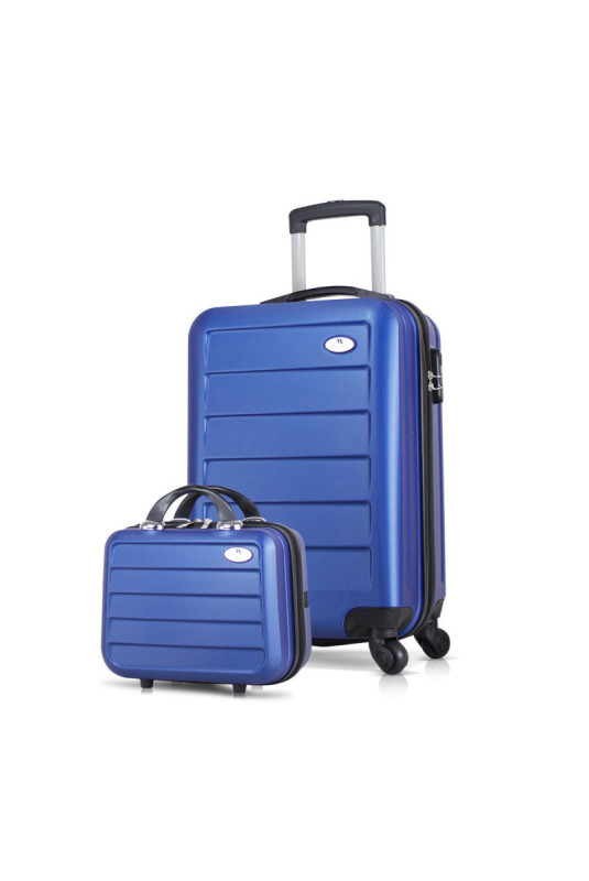 Ensemble de valises (2 pièces) - Bleu