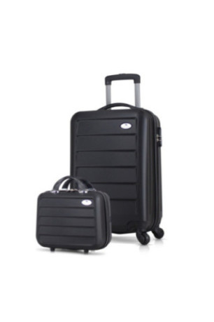 Ensemble de valises (2 pièces) - Noir