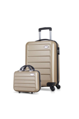 Ensemble de valises (2 pièces) - Or