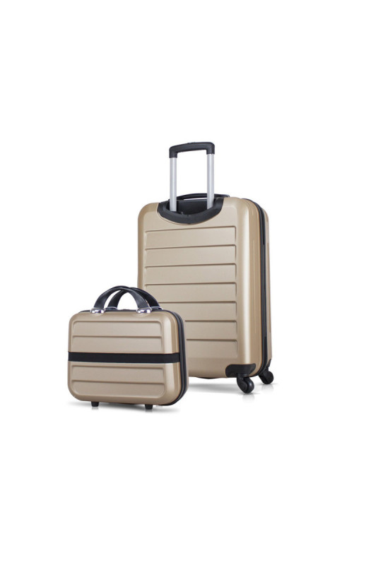 Ensemble de valises (2 pièces) - Or