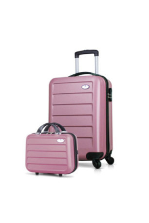 Ensemble de valises (2 pièces) - Or rose