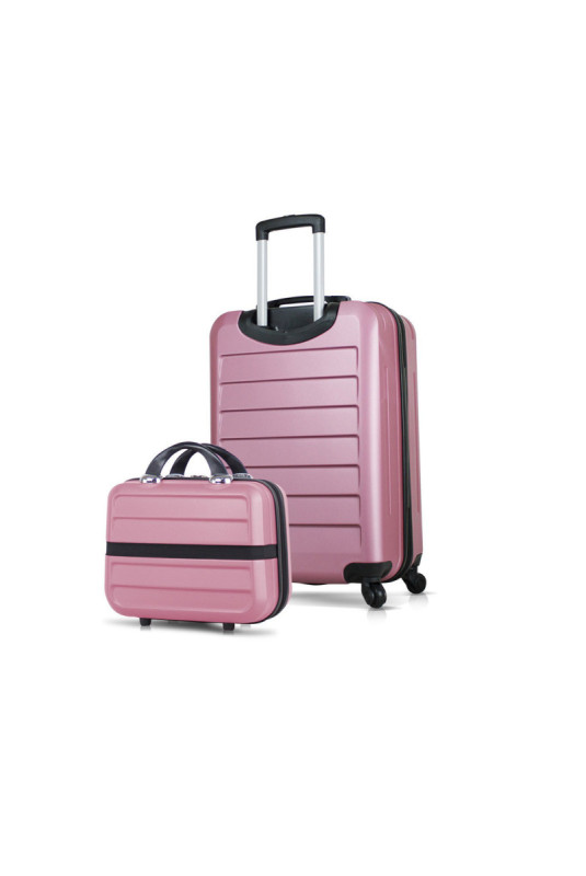 Ensemble de valises (2 pièces) - Or rose