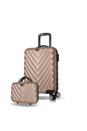 Ensemble de valises (2 pièces) - Or