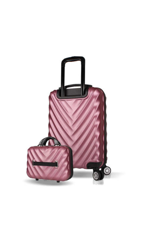 Ensemble de valises (2 pièces) - Or rose