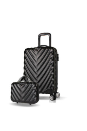 Ensemble de valises (2 pièces) - Noir