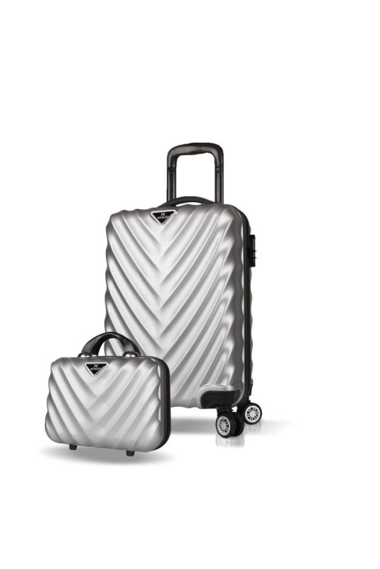 Ensemble de valises (2 pièces) - Gris