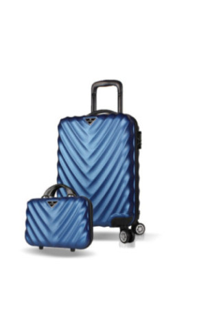 Ensemble de valises (2 pièces) - Bleu foncé