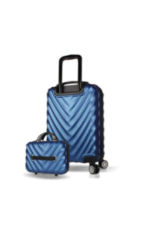 Ensemble de valises (2 pièces) - Bleu foncé