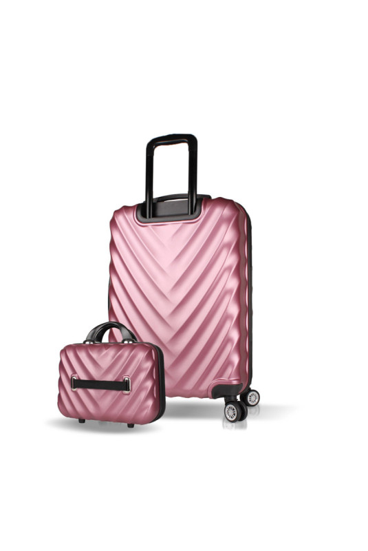 Ensemble de valises (2 pièces) - Or rose