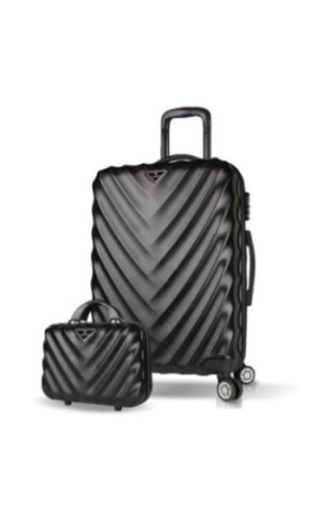 Ensemble de valises (2 pièces) - Noir