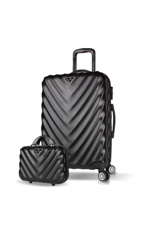 Ensemble de valises (2 pièces) - Noir