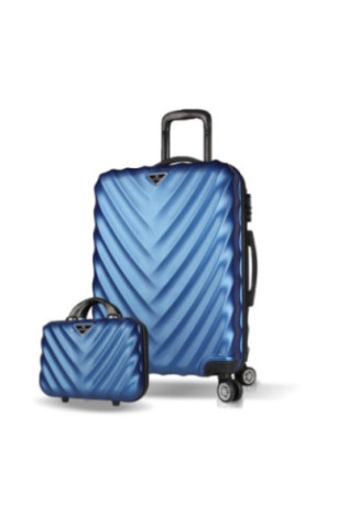 Ensemble de valises (2 pièces) - Bleu foncé