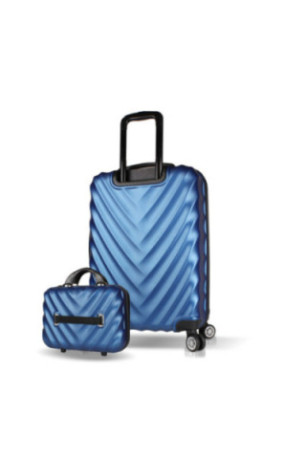 Ensemble de valises (2 pièces) - Bleu foncé