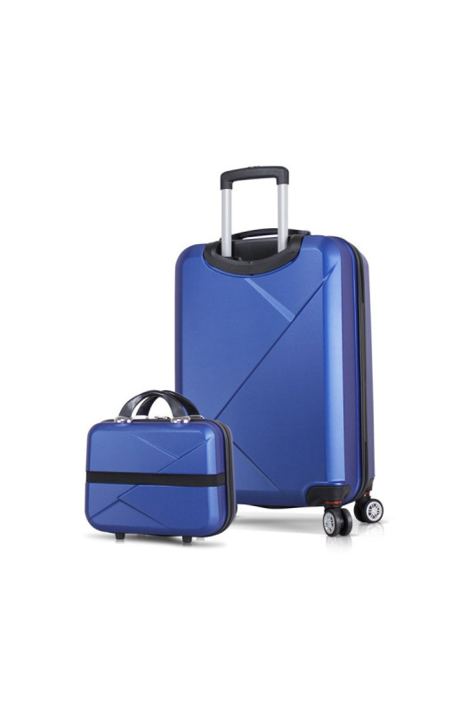 Ensemble de valises (2 pièces) - Bleu